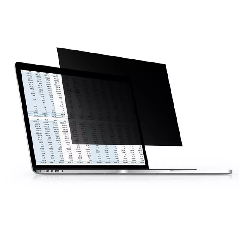 Filtr prywatyzacyjny do laptopa QOLTEC 51052 — 15,6 cala (39,6 cm), 16:9, przezroczysty, 345,4×194,3 mm