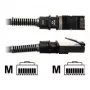 Kabel sieciowy PatchSee PCI6 FTP Czarny Cat6a 2,1 m