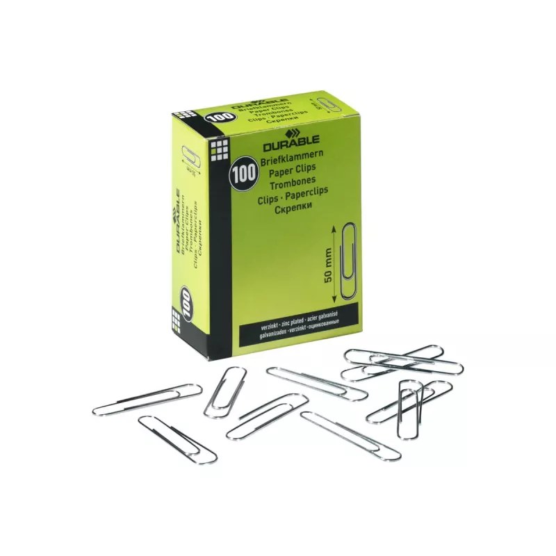 Spinacz biurowy Durable 122425 Metal 100 szt.