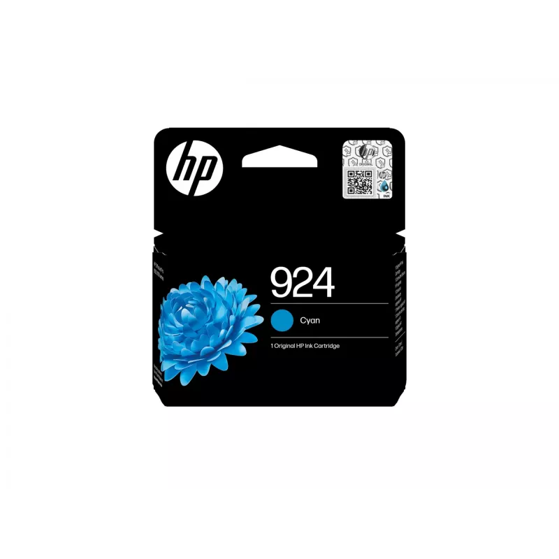 HP 924 cyjan oryginalna kaseta z tuszem