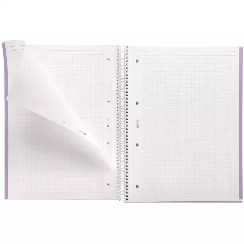 MIQUELRIUS College Notebook Emotions 1 squaczerwony DIN A4 inner margin (A460533)