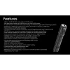 Latarka ręczna Nitecore MH12 Pro Czarna LED 3300 lm USB-ładowalna 5300 mAh, aluminium, 138,5 mm, 81,5 g, wodoodporna 2 m