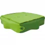 Piaskownica Simba-Dickie BIG 800056733, plastikowa, 1380×1380 mm, z wbudowanymi ławeczkami, zielona