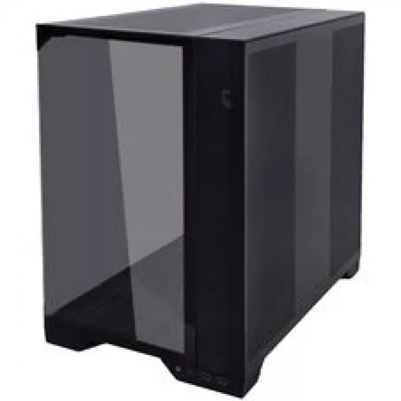Lian Li O11 Vision Compact PC-Enclosure Bundle + 3x UNI FAN SL-INF 120 Reverse Blade Fan - czarny
