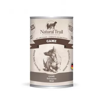 NATURAL TRAIL Dziczyzna - Mokra karma dla psów - 400 g