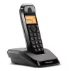Telefon DECT Motorola S1201 — słuchawka bezprzewodowa, tryb głośnomówiący, identyfikacja rozmówcy, książka telefoniczna na 50 wpisów, czarny