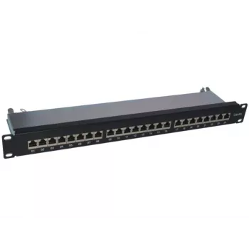 Patch panel 1U Alantec PK040 — 24 porty, 10GBase-T, RJ45, Cat6a, czarny
