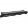 Patch panel 1U Alantec PK040 — 24 porty, 10GBase-T, RJ45, Cat6a, czarny
