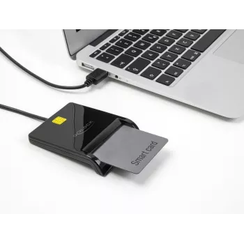 Czytnik kart inteligentnych DeLOCK 91724 USB Type-A Czarny