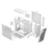 Obudowa PC Fractal Design Torrent White — obsługuje ATX, EATX, microATX, ITX; 2x wentylatory 180 mm z przodu; zatoki 2,5 cala/3,5 cala