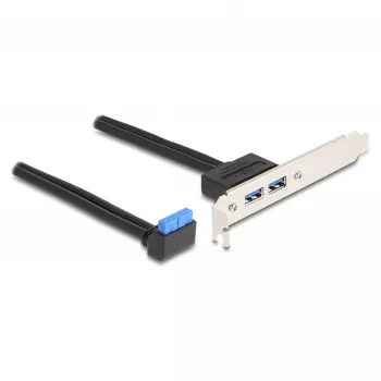 DeLOCK 83015 Wewnętrzny adapter USB 3.2 Gen 1 Czarny 5 Gbit/s