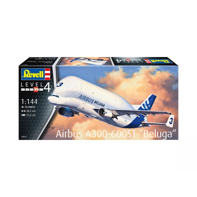 Zestaw modelarski Revell Airbus A300-600 Beluga w skali 1:144