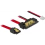 Kabel SATA DeLOCK 85242 0,3 m SATA 7-pin SATA 22-pin Czarny