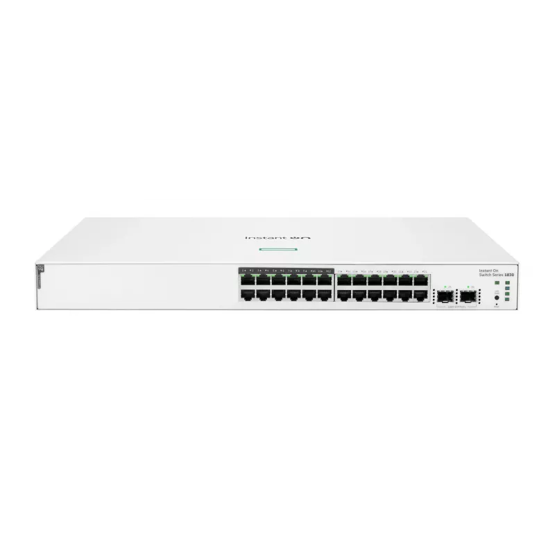 Przełącznik HPE Aruba Networking Instant On 24 portów Gigabit CL4 PoE 2 porty SFP 195W 1830
