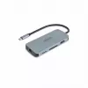 Dicota USB-C 8-in-1 Multi Hub 4K PD 100W srebrny