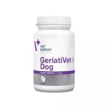 VET EXPERT GeriatiVet Dog Large Breed - preparat wspomagający dla starszych psów - 45 kaps.