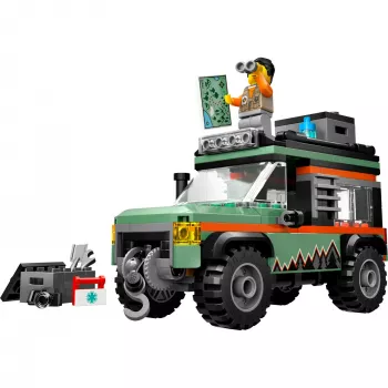 Zestaw konstrukcyjny LEGO City SUV terenowy 4x4 60447 — 221 elementów, 1 minifigurka, wiek 6+