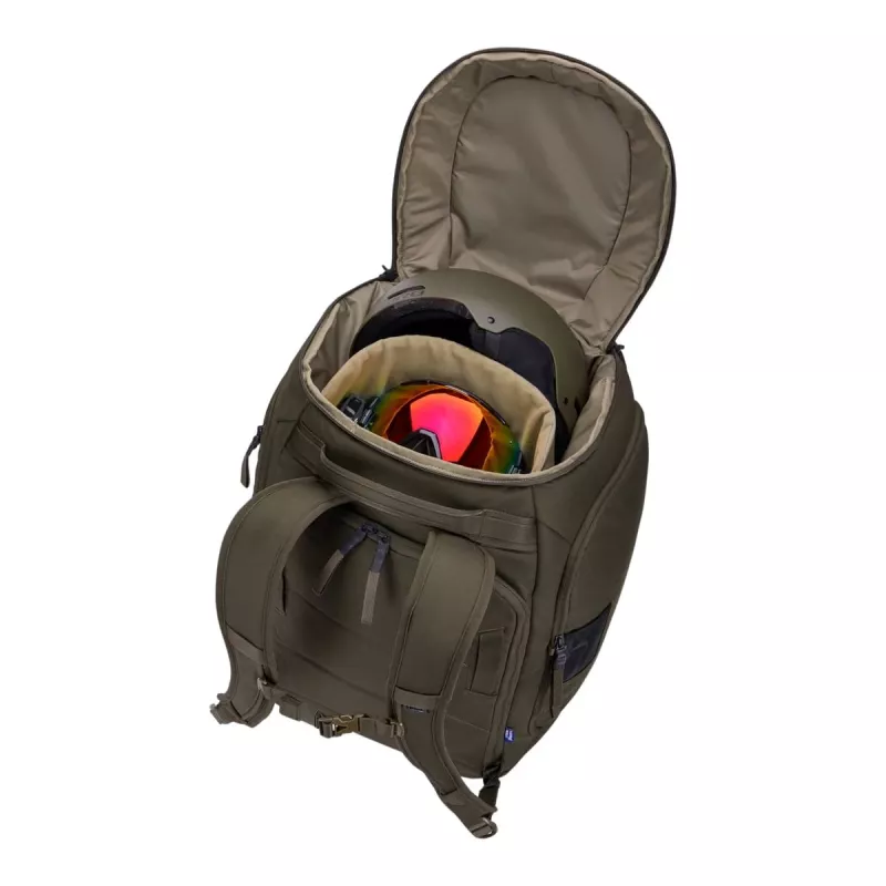 Plecak turystyczny Thule 5157 Roundtrip Rolling Ski and Snowboard Boot Backpack 60L Deep Khaki