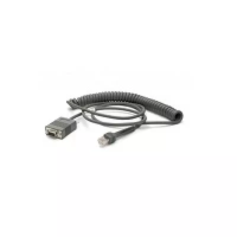 Zebra CBA-R71-C09ZAR przewód szeregowy Czarny 2,8 m RS232 DB9
