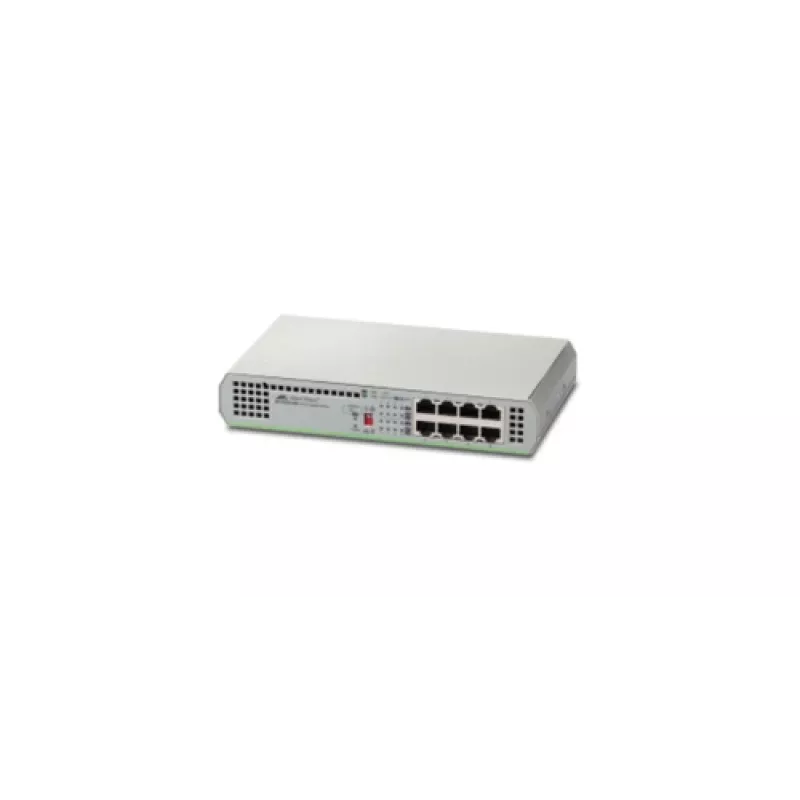 Allied Telesis AT-GS910/8-50 Niezarządzalny przełącznik Gigabit Ethernet (10/100/1000) Szary