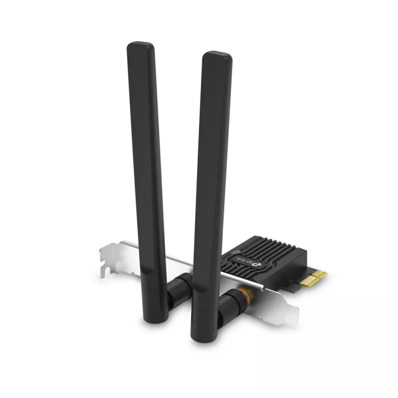 Karta sieciowa Wi-Fi 6 Bluetooth PCIe TP‑LINK Archer TX10E AX900 — karta PCIe, Wi‑Fi 6 AX900, Bluetooth