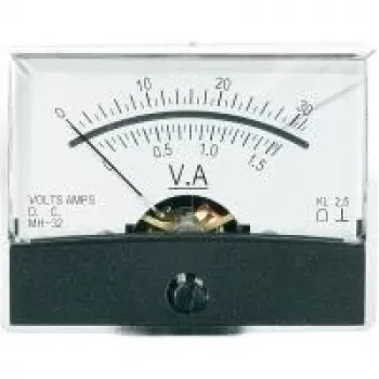 Voltcraft AM-60X46/30V/1,5A/DC przyrząd pomiarowy do montażu panelowego AM-60X46/30V/1,5A/DC 30 V/1,5 A miernik magnetoelektryczny (AM-60X46/30V/1,5A/DC)