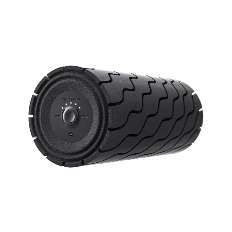 Masażer rolkowy Therabody Theragun Roller Universal Czarny — 5 prędkości, wibracyjny, 1,5 kg, 12 V, 180 min pracy na baterii