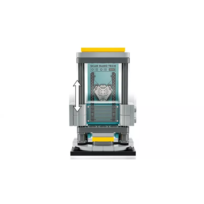 LEGO Marvel Laboratorium Iron Mana Hall of Armor 76315 — 384 elementy, 5 minifigurek, miejsce na wystawę