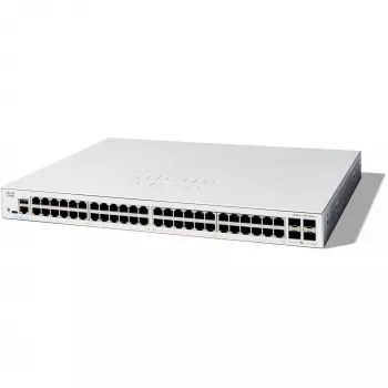 Cisco Catalyst 1300-48T-4X Managed Switch, 48 portów GE, 4x10GE SFP+, ograniczona ochrona na całe życie (C1300-48T-4X)
