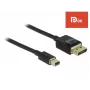 DeLOCK - Kabel DisplayPort - DisplayPort (M) na Mini DisplayPort (M) - 2 m - Czarny - Obsługa 8K