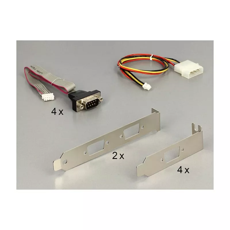 DeLOCK 95244 Mini PCIe Serial Adapter - 4 x RS-232