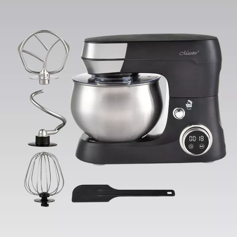 Feel-Maestro MR-558 Mikser planetarny z misą 5 l, 2000 W Czarny