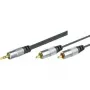 Profesjonalny kabel audio Shiverpeaks, wysoka jakość, 1x wtyk stereo 3,5 mm na 2x wtyk RCA, 1,5 m (499601015H)