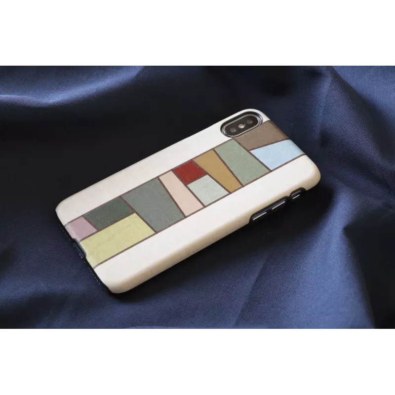 Etui na smartfona man and wood do iPhone X/XS — białe
