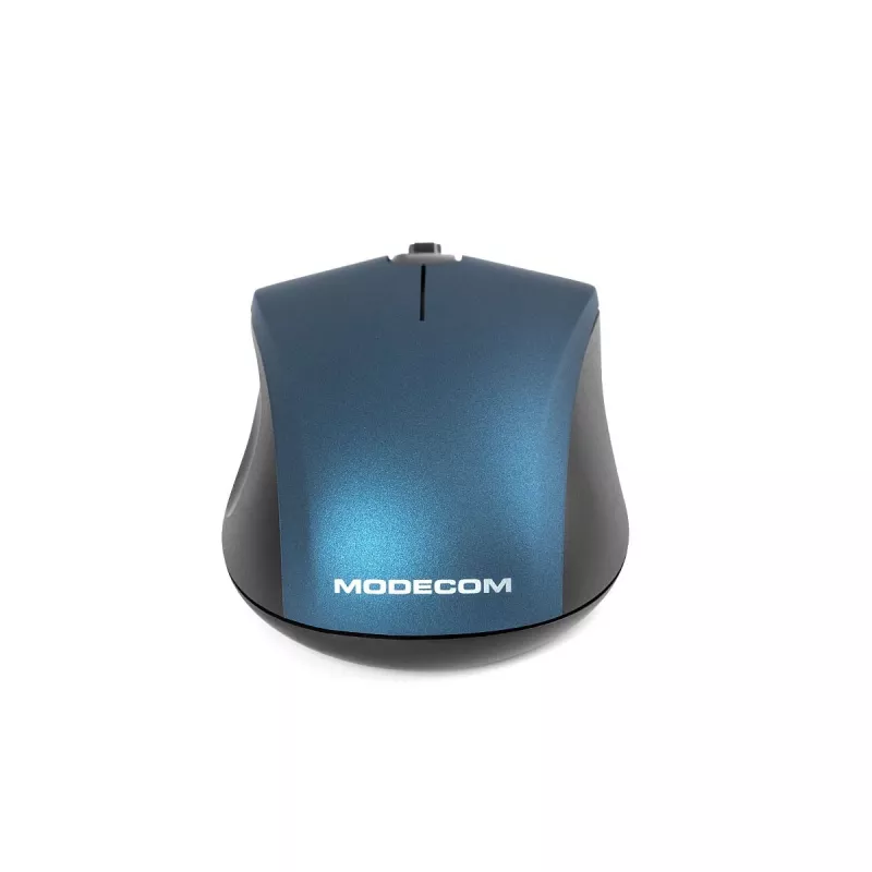 ModeCom MC-M10S - Mysz - Optyczna - 3 przyciski - Przewodowa - USB - Niebieska