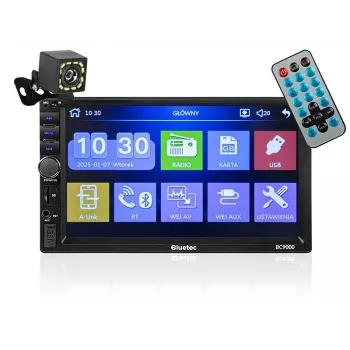 Radio samochodowe BLOW BC9000 2DIN 7-calowe RDS USB microSD z ekranem dotykowym