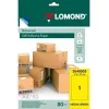 Lomond samoprzylepny papier uniwersalny etykiety, 1/210x297, A4, 50 arkuszy, cytrynowy neon