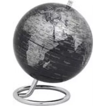 TROIKA Globe Galilei tabletop clock G1304-BKSI/CH — czarny i srebrny