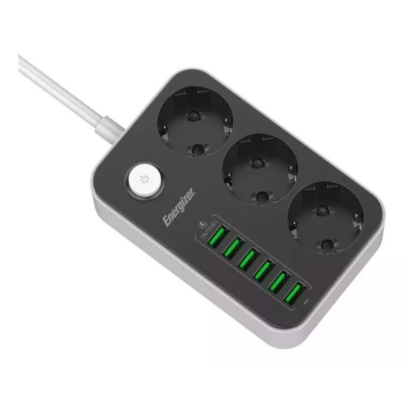 Przenośny powerbank Energizer EPB2500W01EU 2500 mAh z wyjściem USB, kompaktowa ładowarka