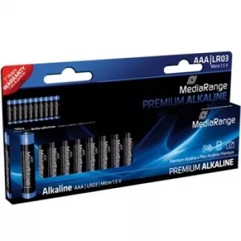 Jednorazowe baterie alkaliczne AAA/LR03 MediaRange MRBAT102 1,5 V — 10 szt.