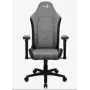 Uniwersalny fotel gamingowy Aerocool Crown AeroSuede z wyściełanym siedziskiem, kamiennoszary