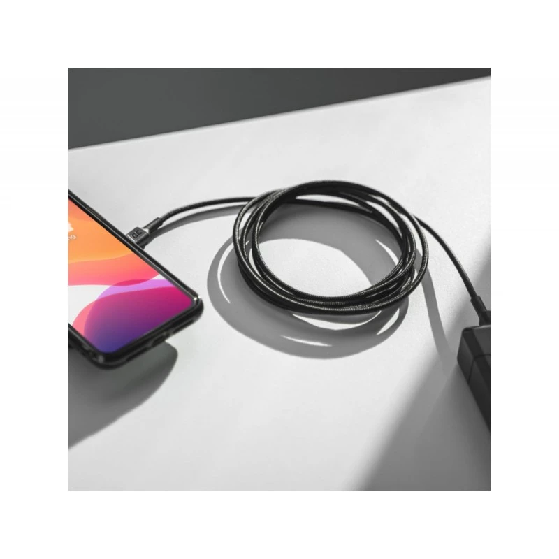 Kabel USB Green Cell KABGC30 USB 2.0 1,2 m USB C Czarny