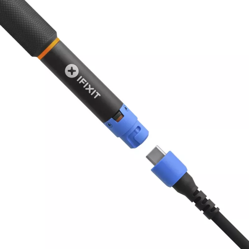 Fixhub Power Series Tragbare Lötstation, Lötkolben schwarz/blau, 100 Watt, USB-C, Powerstation
