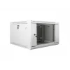 Szafa instalacyjna ścienna Lanberg 19'' 6U 600x600mm szara (drzwi szklane)
