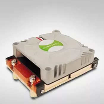 Inter-Tech Dynatron H-38G - Chłodzenie procesora - (dla: Socket 604) - Miedź - 70 mm - 1U (88885086)