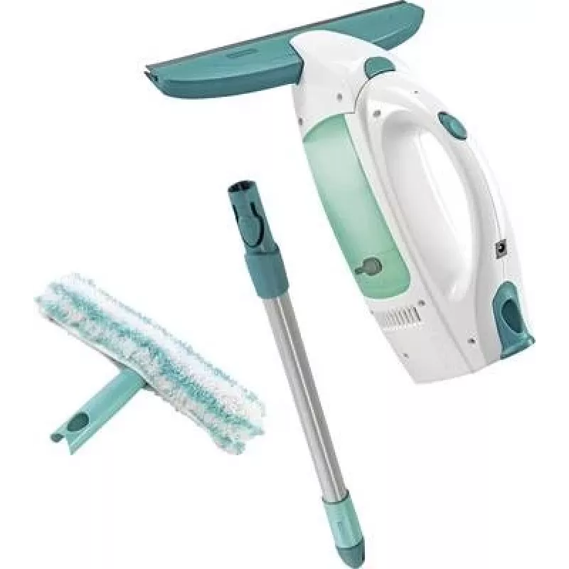 Leifheit Window Vacuum Glass Cleaner Dry&Clean with Handle & Wiping Brush 51003