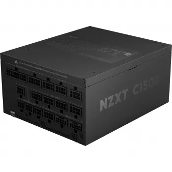C1500 Platinum, zasilacz do PC czarny, 1x wtyczka do kart graficznych 16-pin, 6x PCIe, zarządzanie kablami, 1500 watów