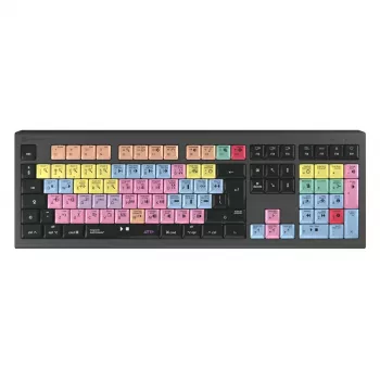 Logickeyboard ASTRA 2 USB QWERTY klawiatura Czarny Full-size 104 Keys