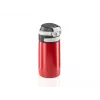 Kubek podróżny Leifheit 03245 stal nierdzewna 350 ml, dwuścienny, szczelny, pokrywa z odchylanym ustnikiem, czarno-czerwony