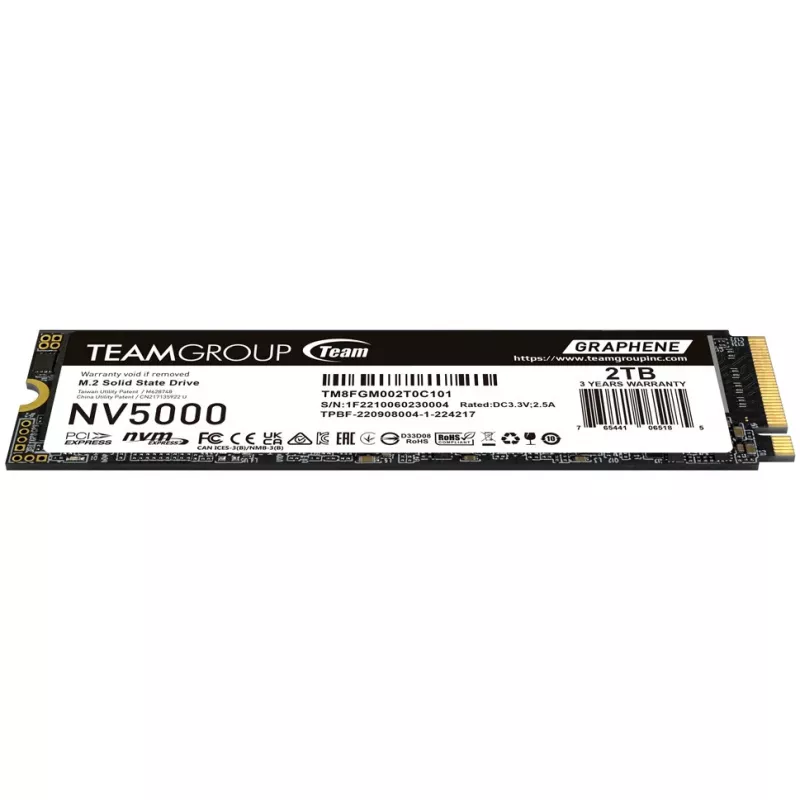 Dysk SSD Team Group 2 TB M.2 2280 PCIe 4.0 x4 TM8FGM002T0C101